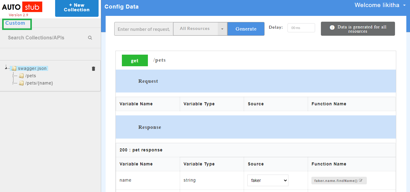 Custom Button on Home Page
