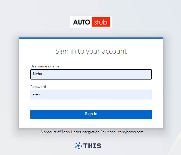 User/Admin login