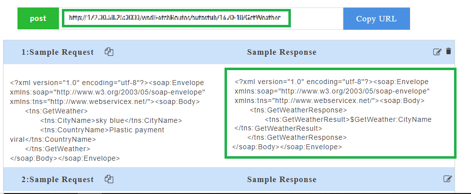 Request Parameter Mapped
